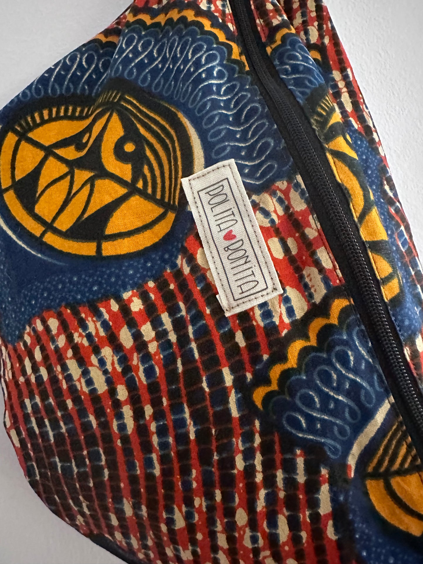 Maxi riñonera africana tela wax “khadija”|polita bonita