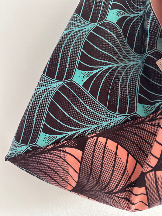 Bolso gran capacidad “hallo mariama” – Hecho a mano con tela africana wax | Polita-Bonita