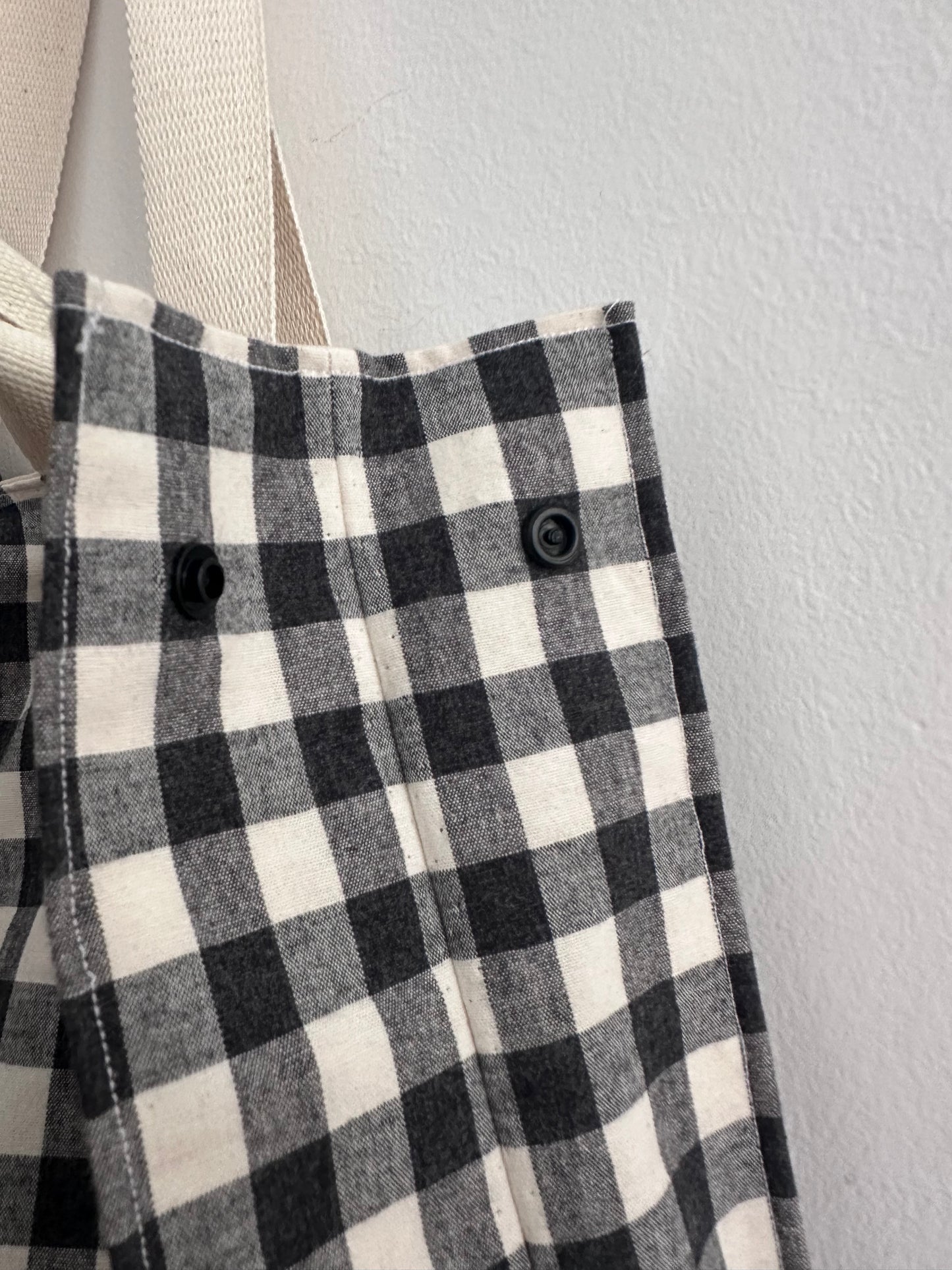 BOLSO Mod.”KAIXO” VICHY NEGRO