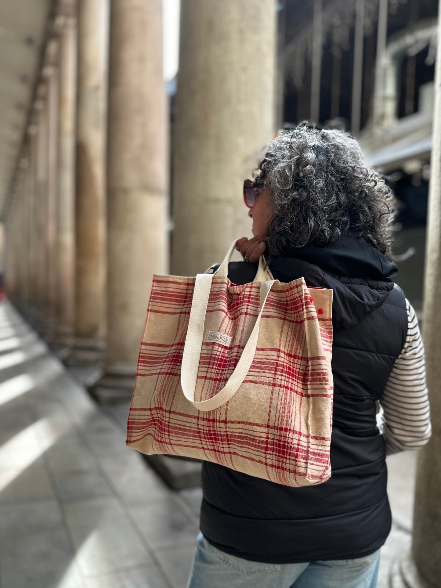 Bolso multiposición Orio – Hecho a mano con algodón orgánico | Polita-Bonita