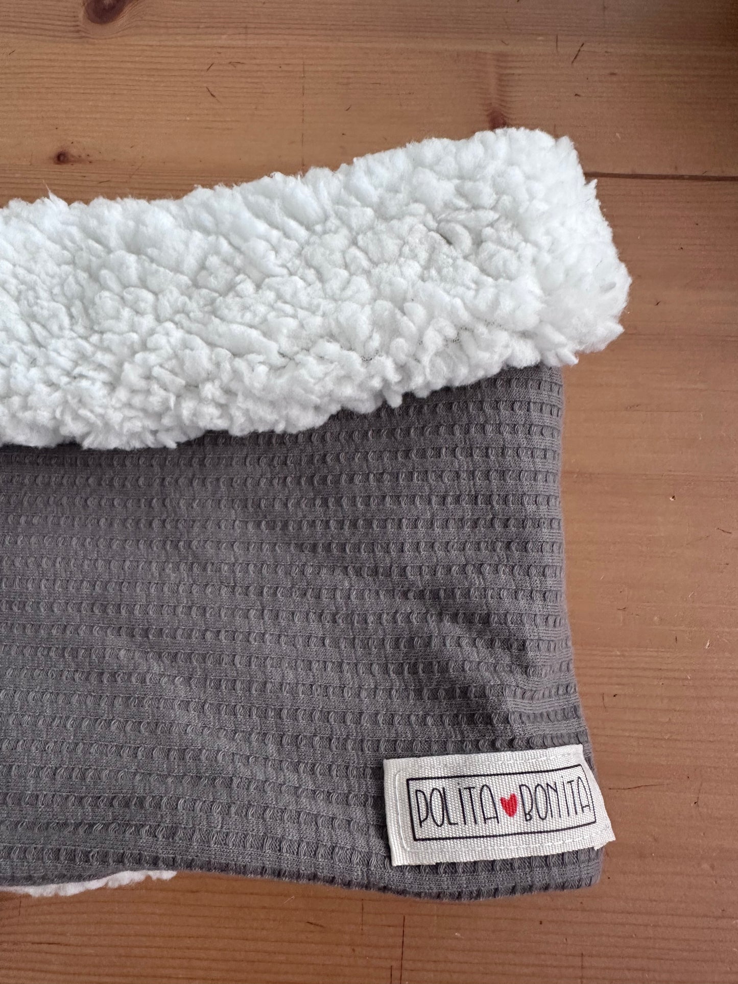 cuello infantil Flu fly gris