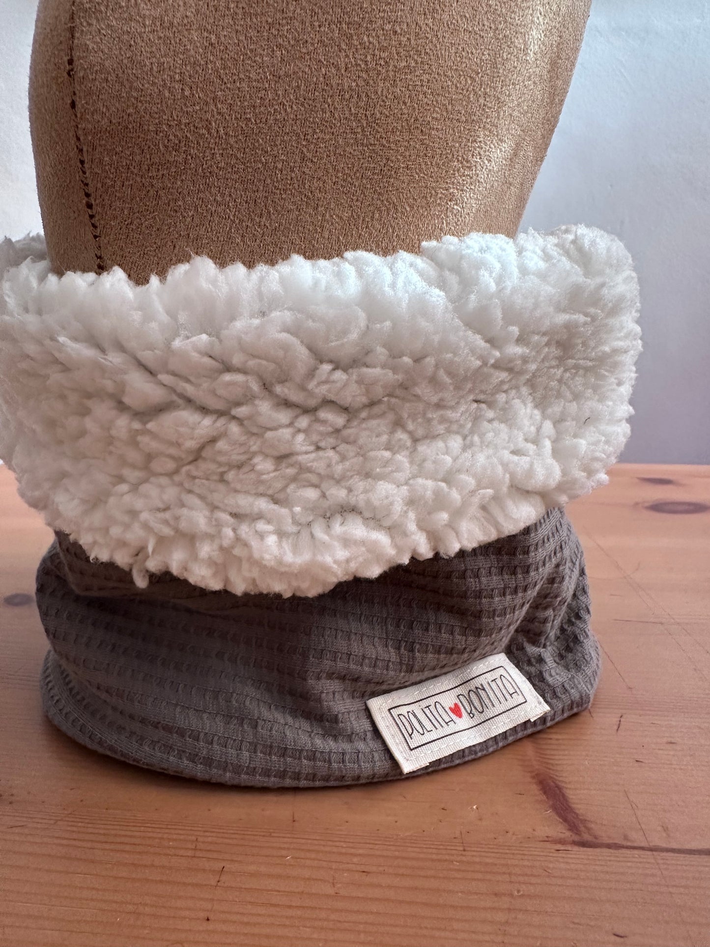 cuello infantil Flu fly gris