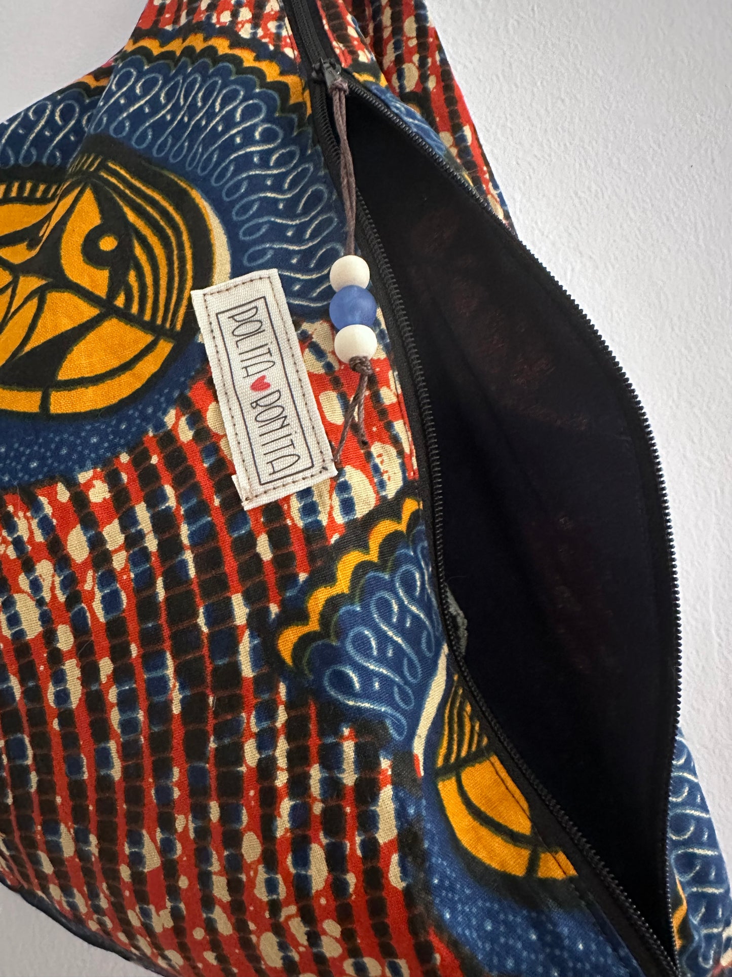 Maxi riñonera africana tela wax “khadija”|polita bonita