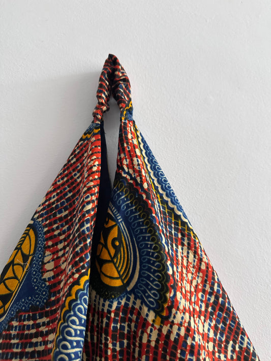 Bolso gran capacidad “hallo khadija” – Hecho a mano con tela africana wax | Polita-Bonita