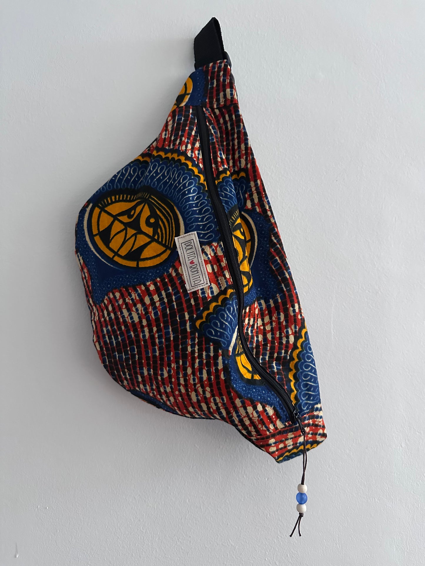 Maxi riñonera africana tela wax “khadija”|polita bonita