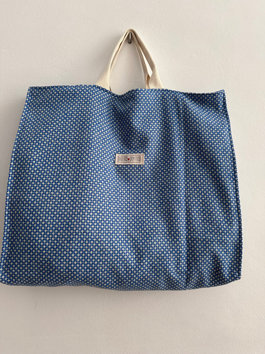 Bolso "kaixo" azul geometrik