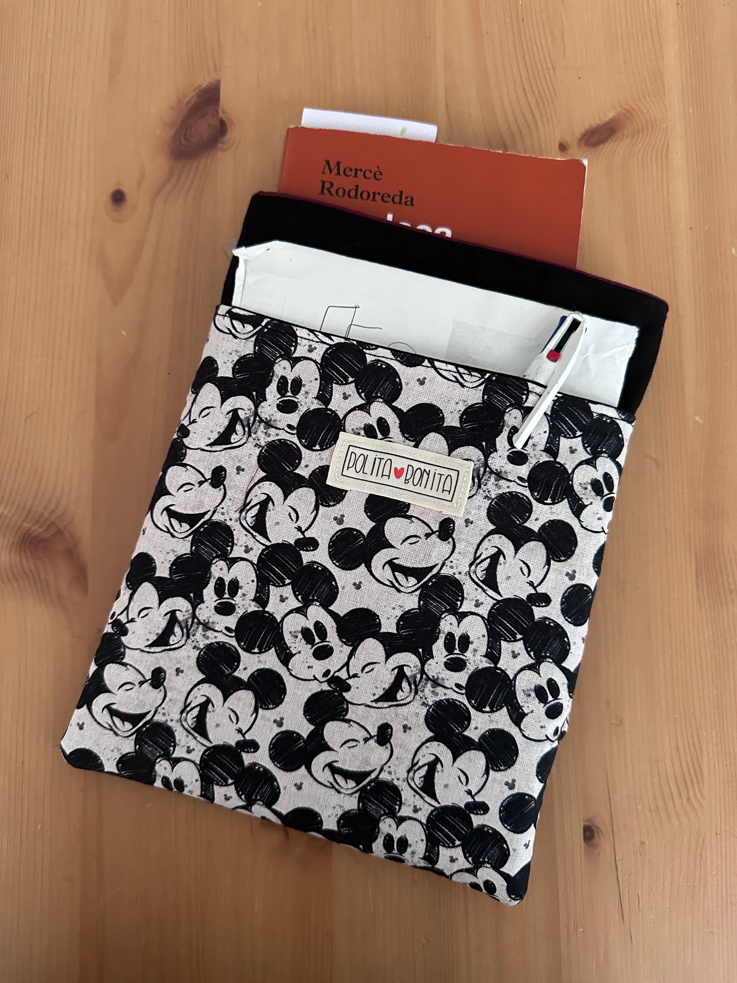 FUNDA LIBRO GRANDE/IPAD “MICKEY MOUSE”