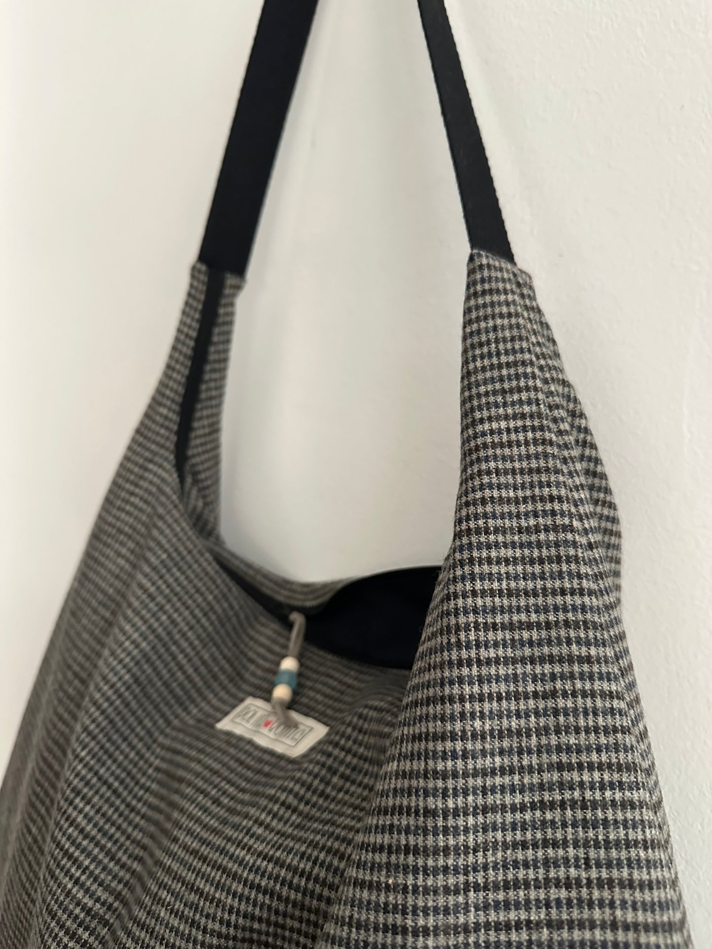 Bolso mod. AGUR “cuadros urdinak”