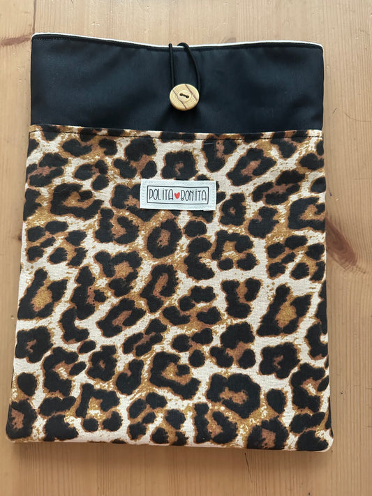 Funda libro grande/ipad “animal print”