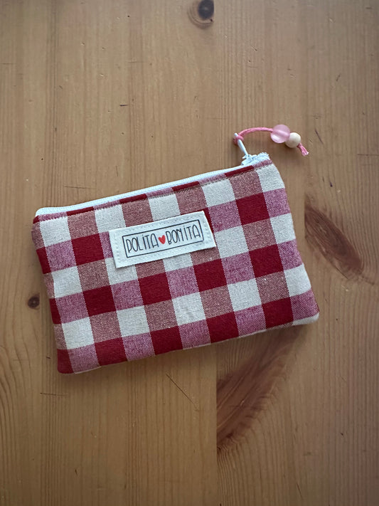 Neceser Txiki “vichy rojo”