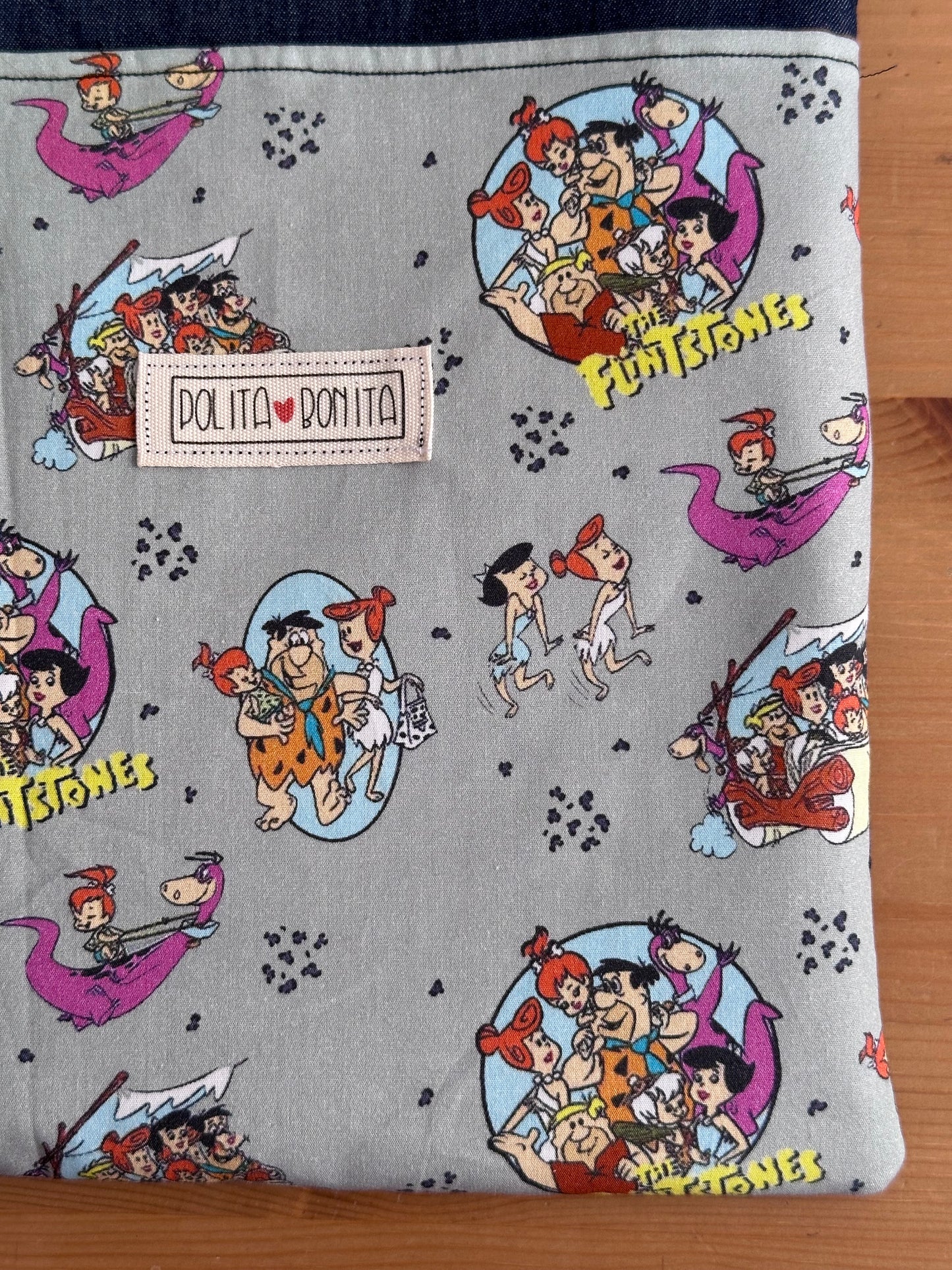 FUNDA LIBRO GRANDE/IPAD “LOS PICAPIEDRAS”