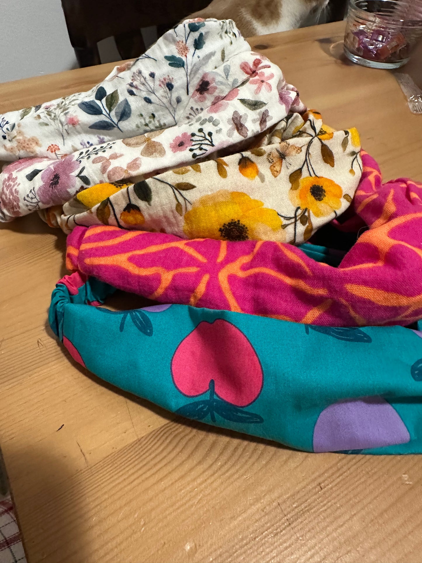 BANDANA DIADEMA MUSELINA ESTAMPADA