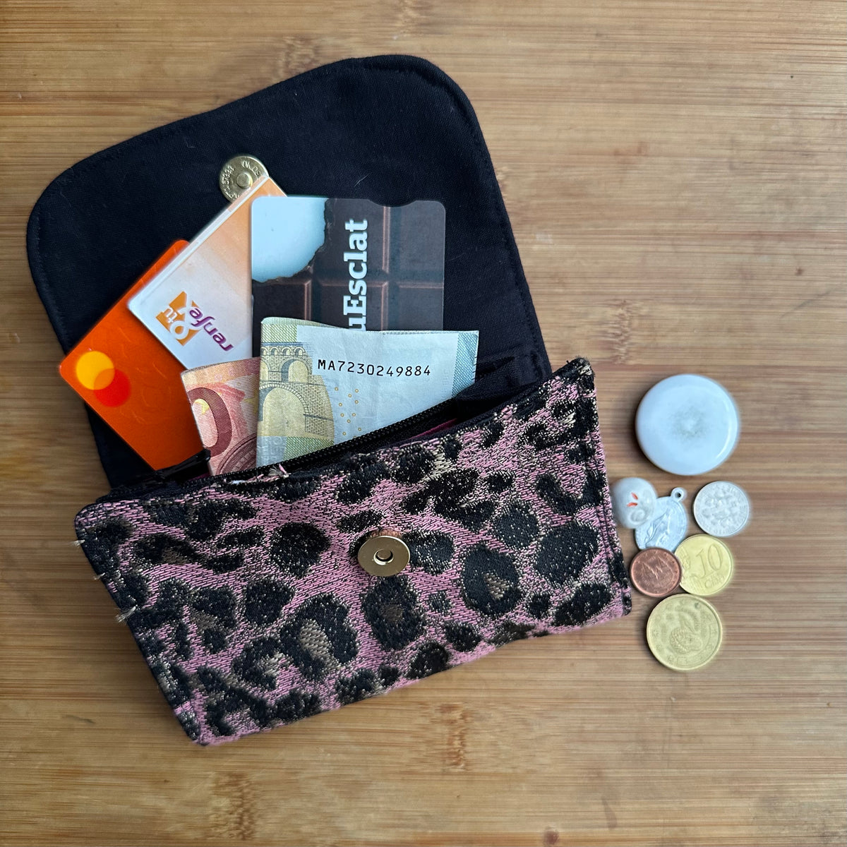 Monedero con cremallera “animal print”|polita bonita