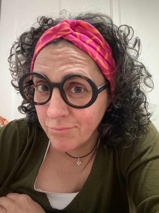 BANDANA DIADEMA MUSELINA ESTAMPADA
