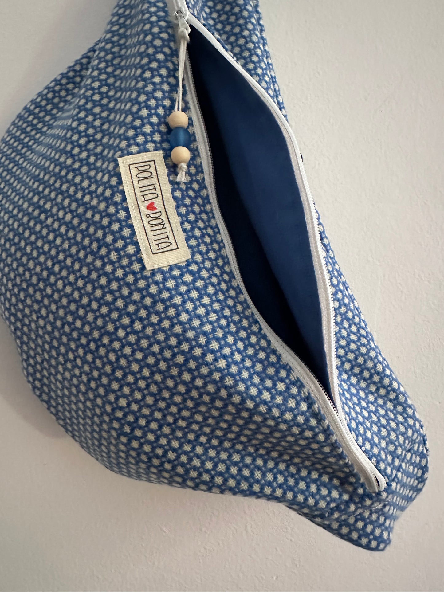 MAXI RIÑONERA “AZUL GEOMETRIK”