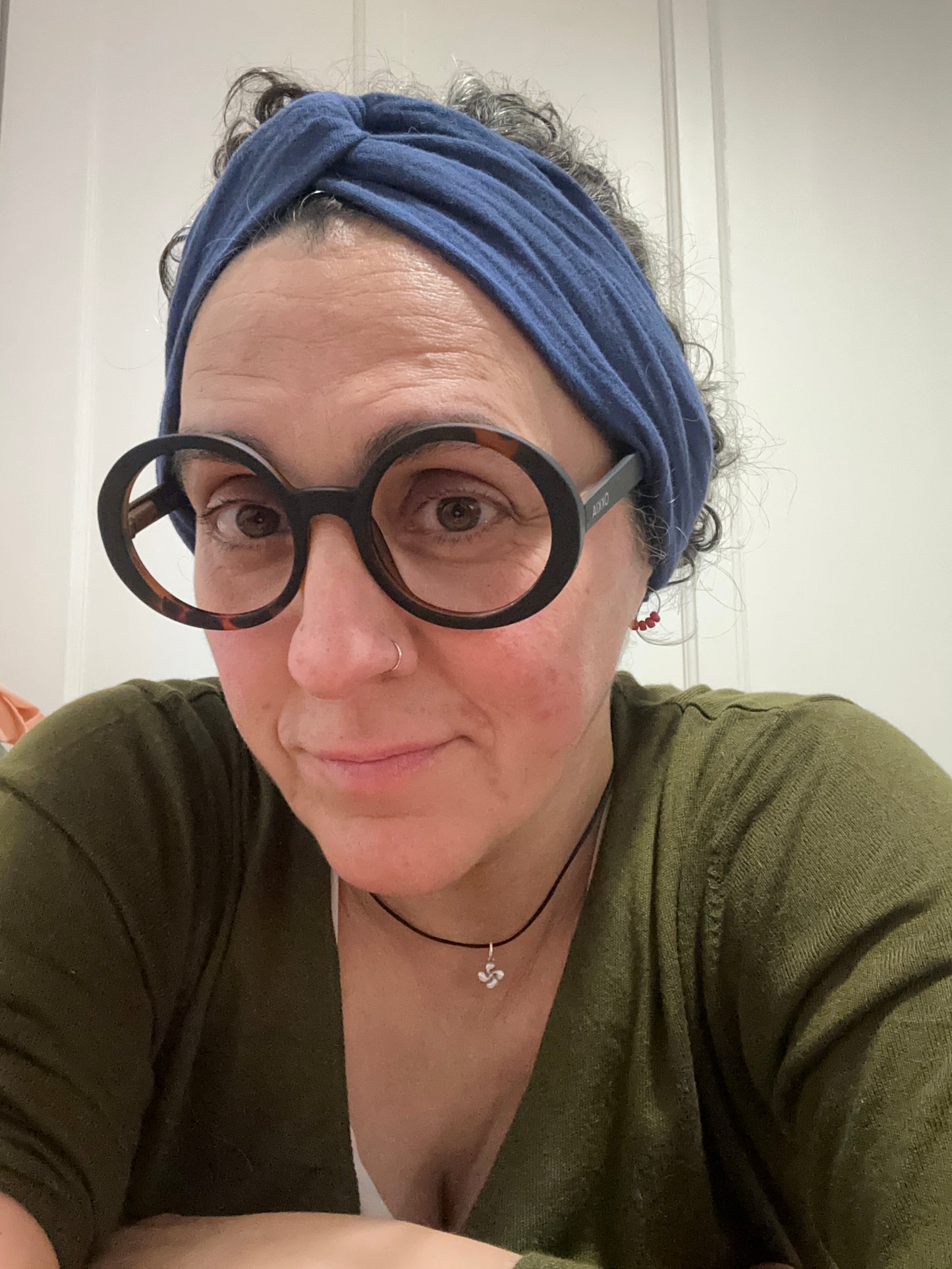 BANDANA DIADEMA MUSELINA LISA
