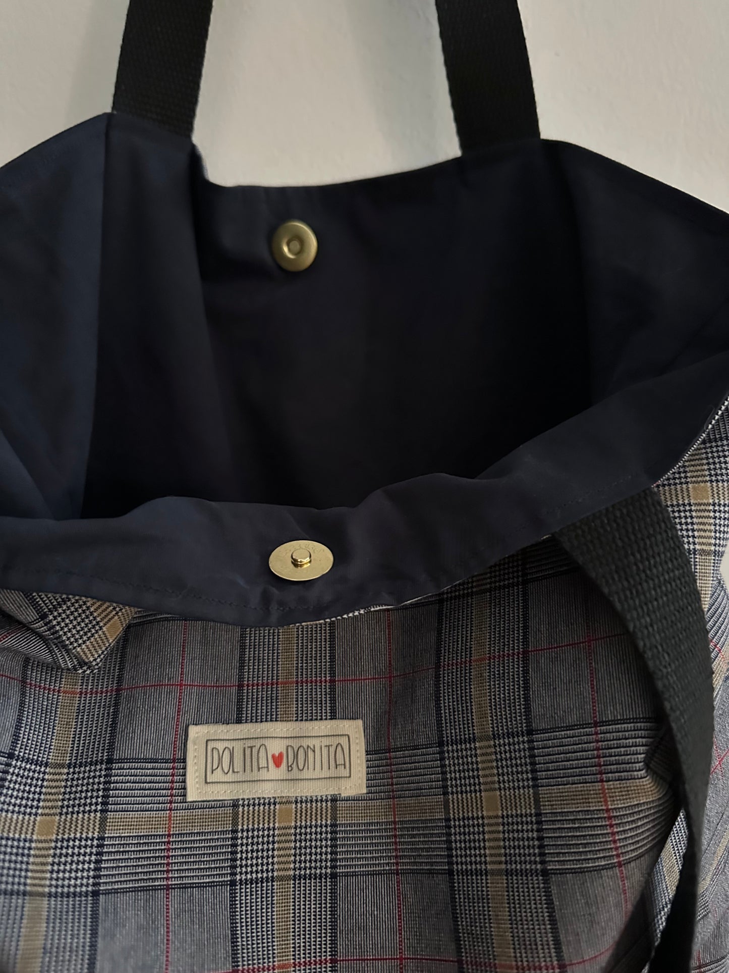 Tote guai basik “scotland azul”