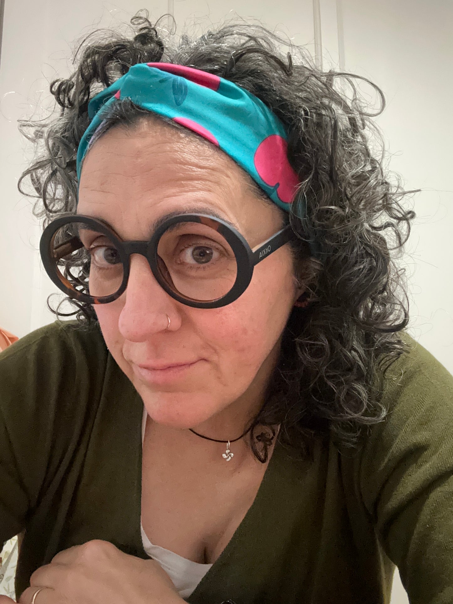 BANDANA DIADEMA MUSELINA ESTAMPADA