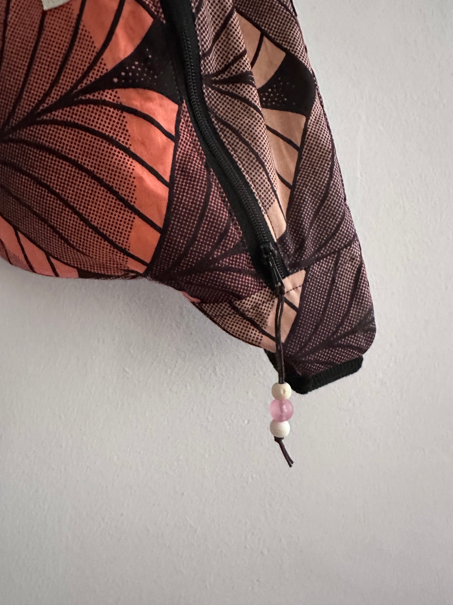 Maxi riñonera africana tela wax “mariama rosa”|polita bonita