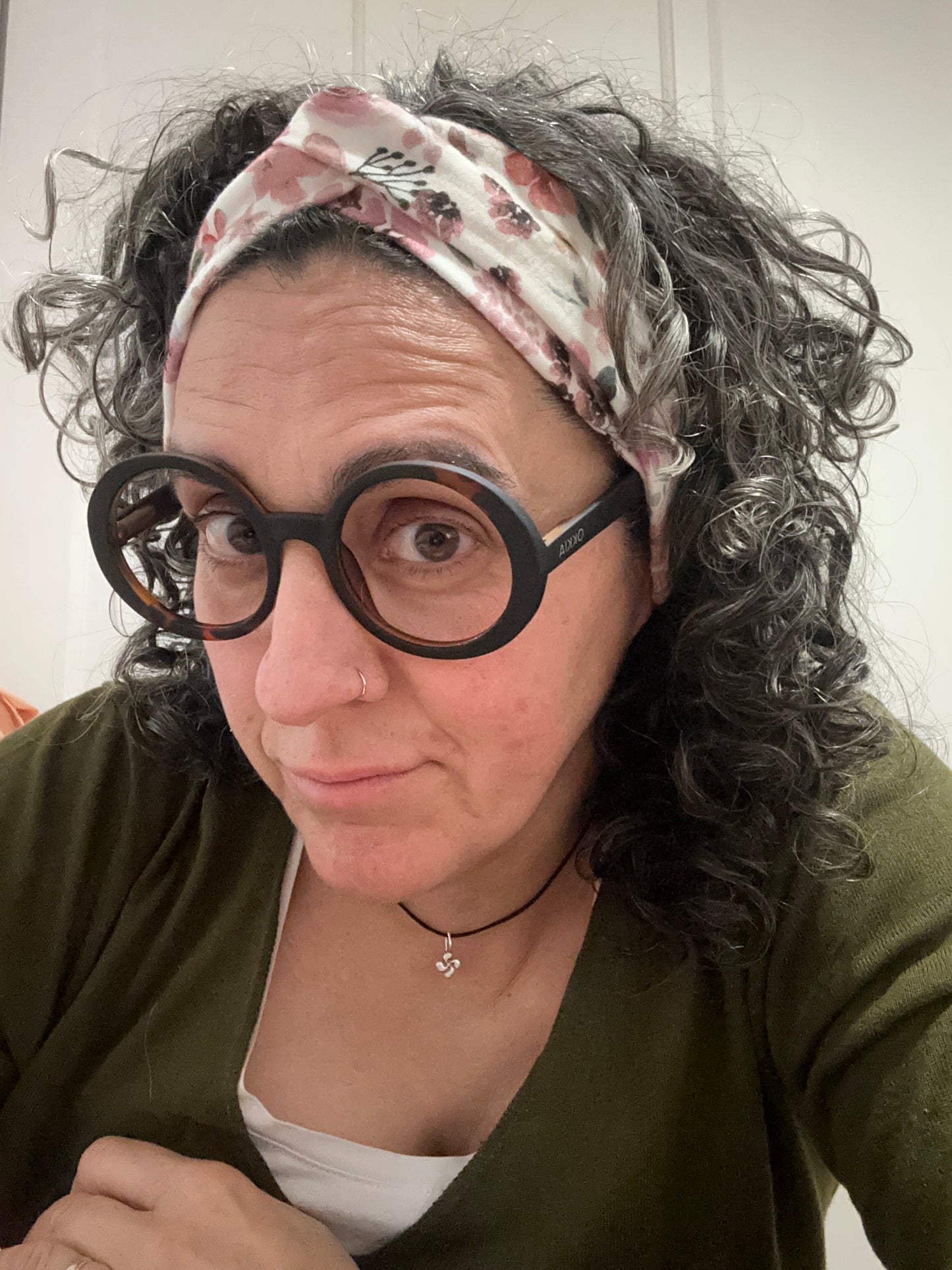 BANDANA DIADEMA MUSELINA ESTAMPADA