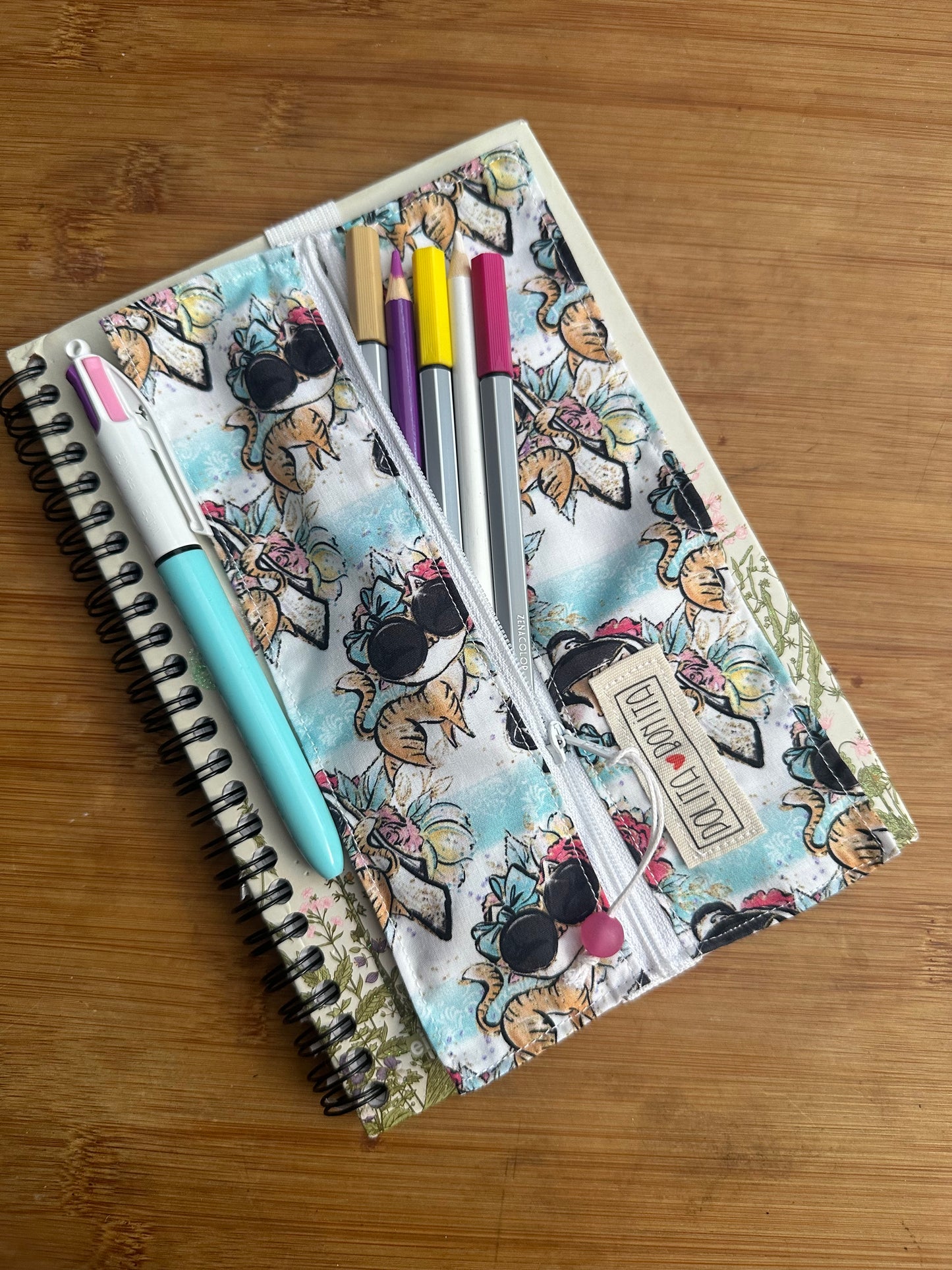 Estuche para libreta “gatitos”|polita bonita