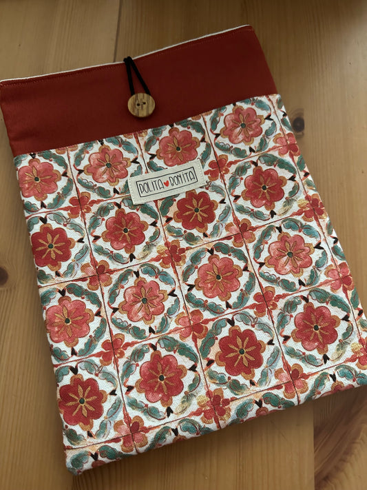 Funda libro/ipad grande “hidraulik gorria”