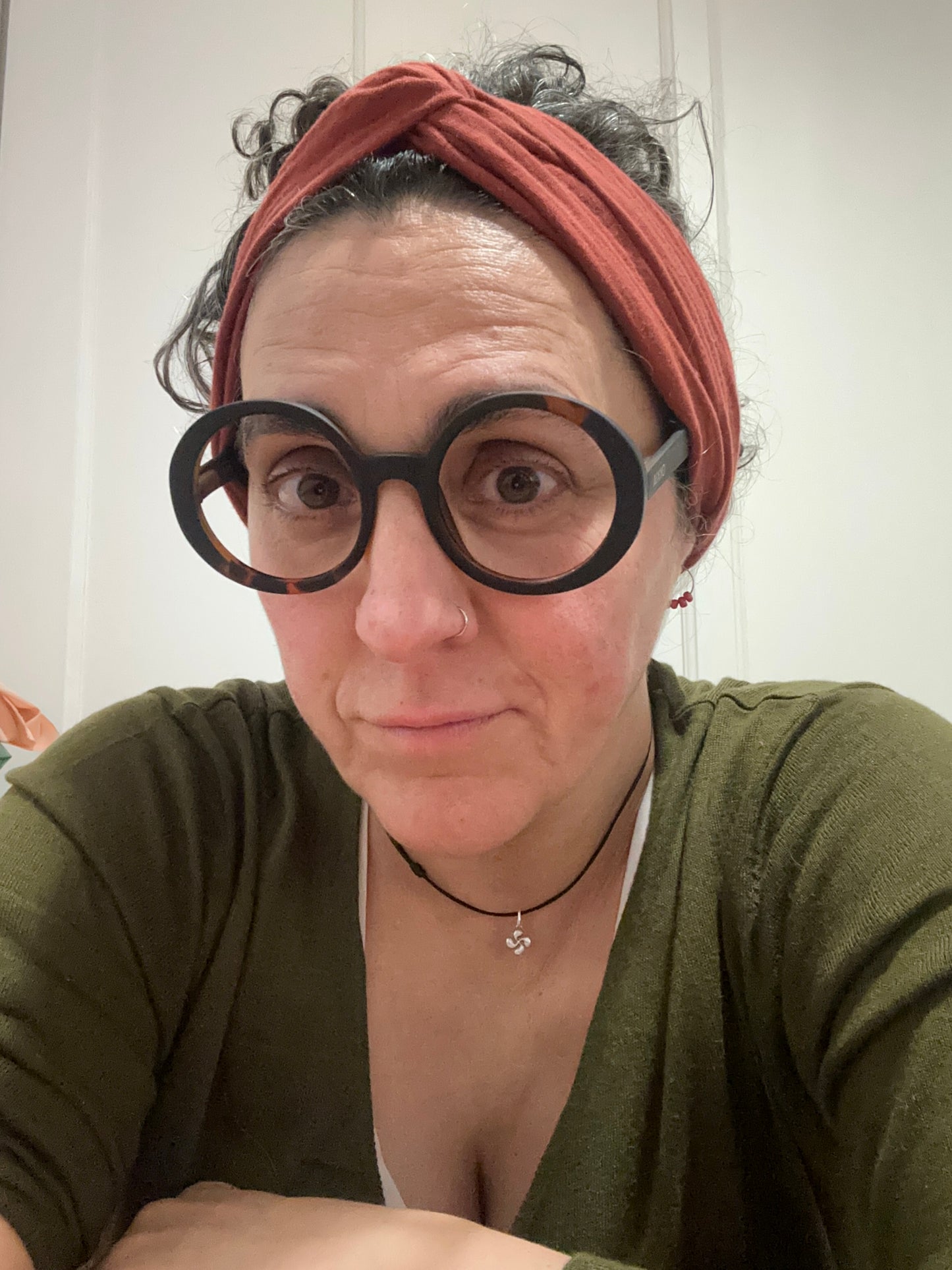 BANDANA DIADEMA MUSELINA LISA