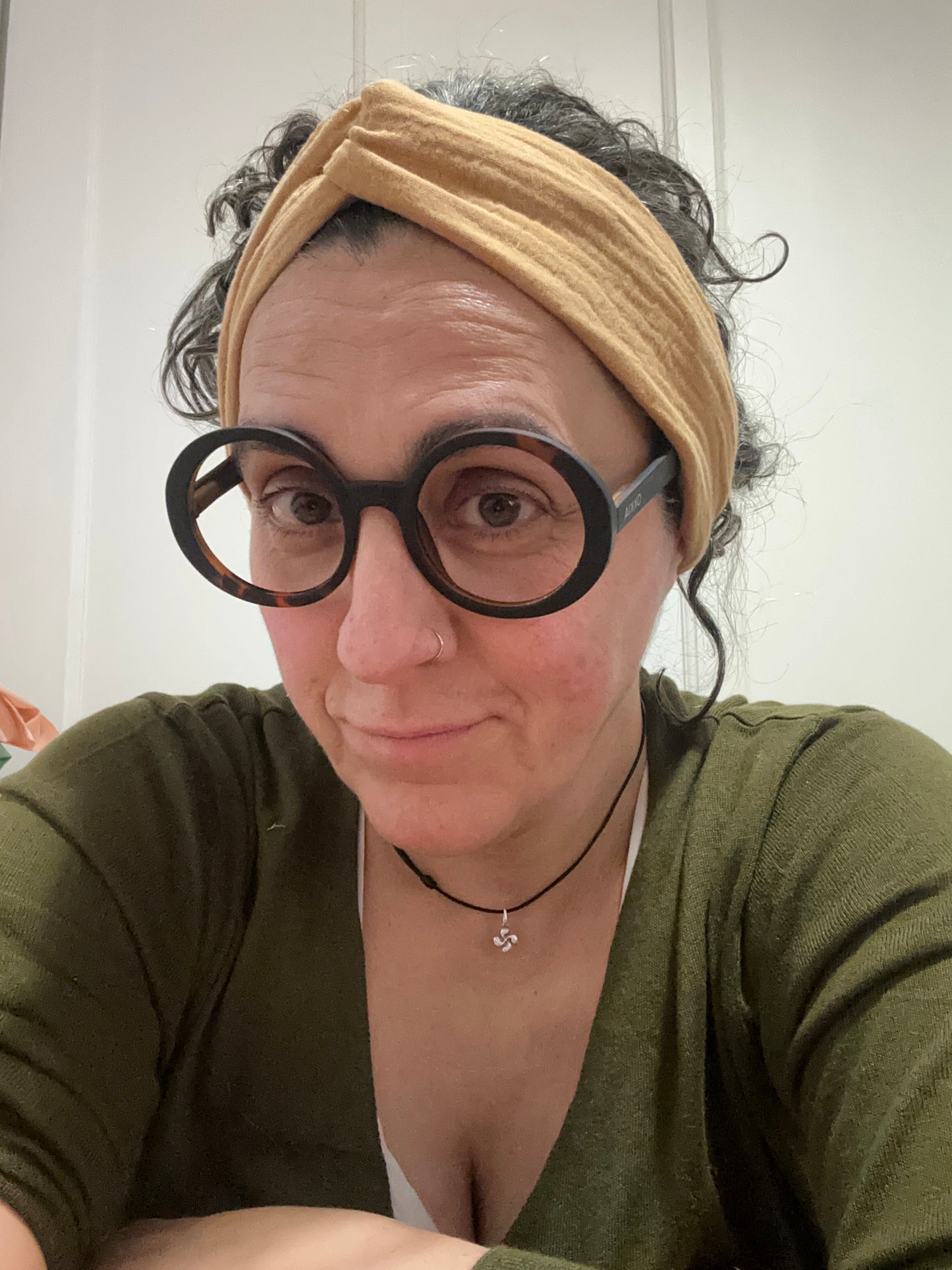 BANDANA DIADEMA MUSELINA LISA