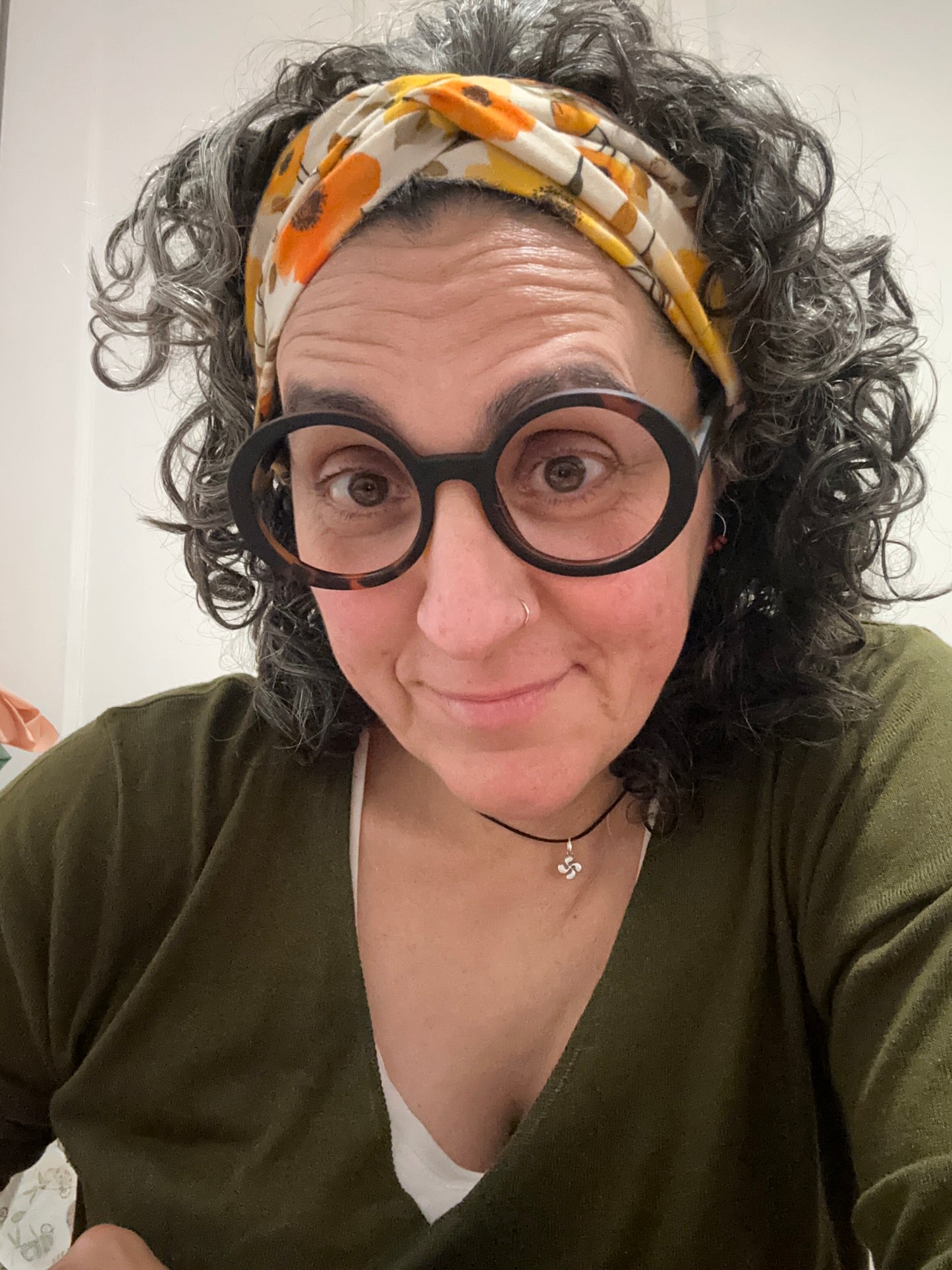 BANDANA DIADEMA MUSELINA ESTAMPADA