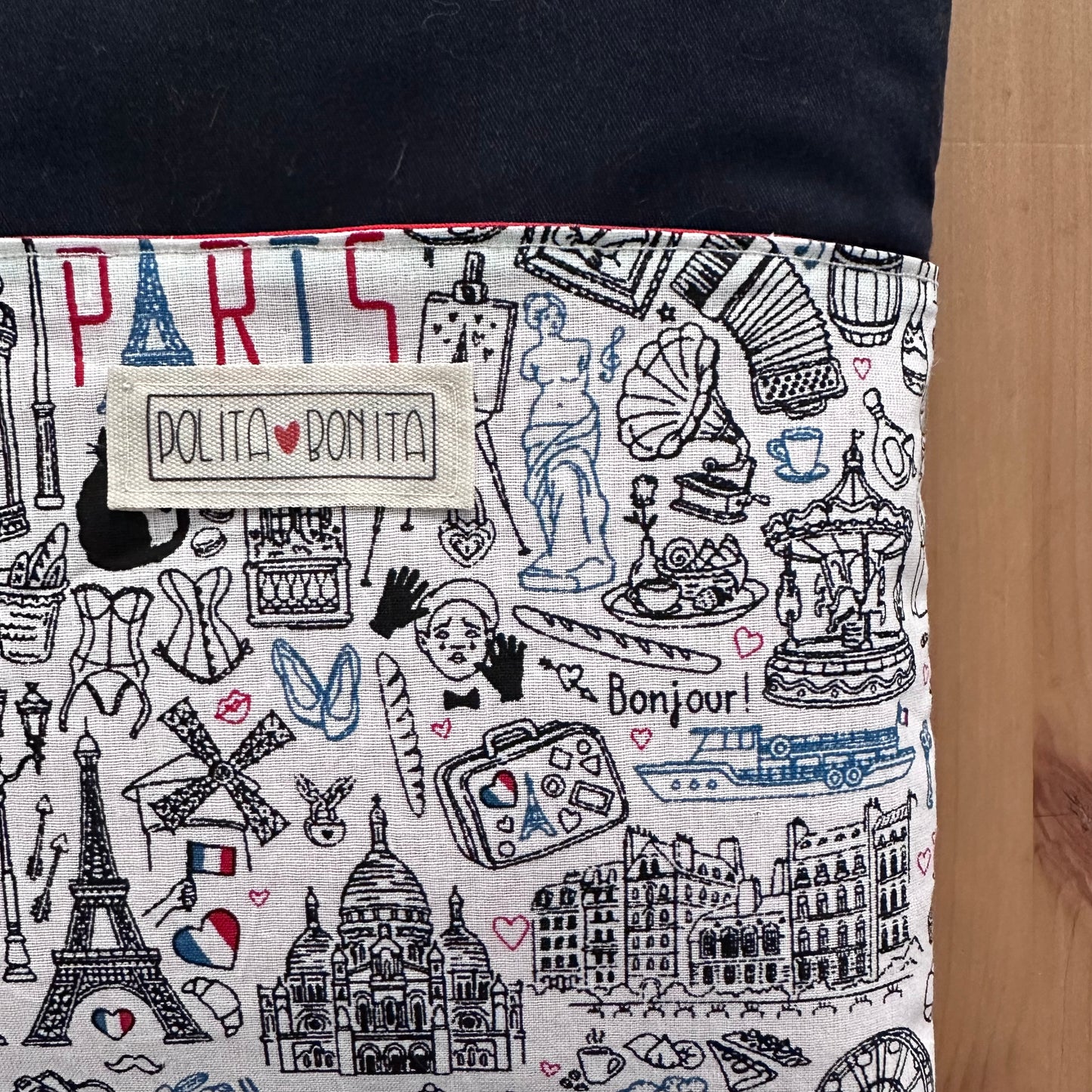 FUNDA LIBRO GRANDE/IPAD  “PARIS MON AMOUR”