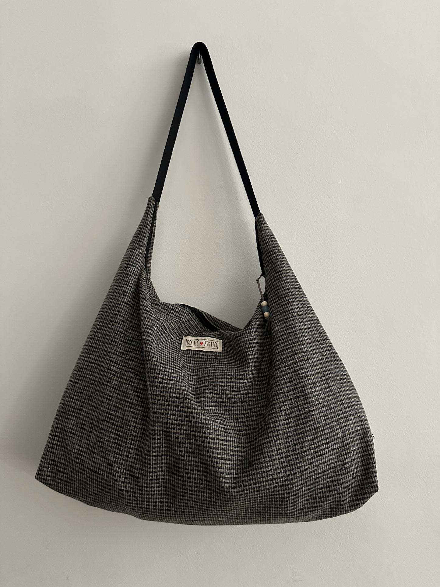 Bolso mod. AGUR “cuadros urdinak”