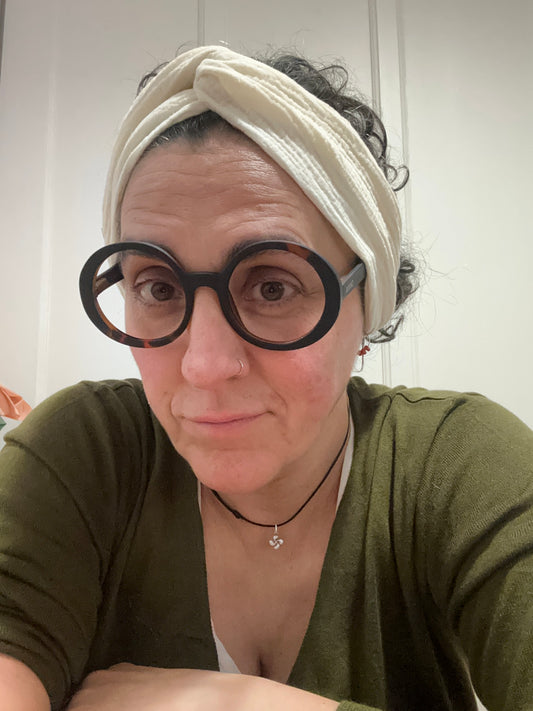 BANDANA DIADEMA MUSELINA LISA