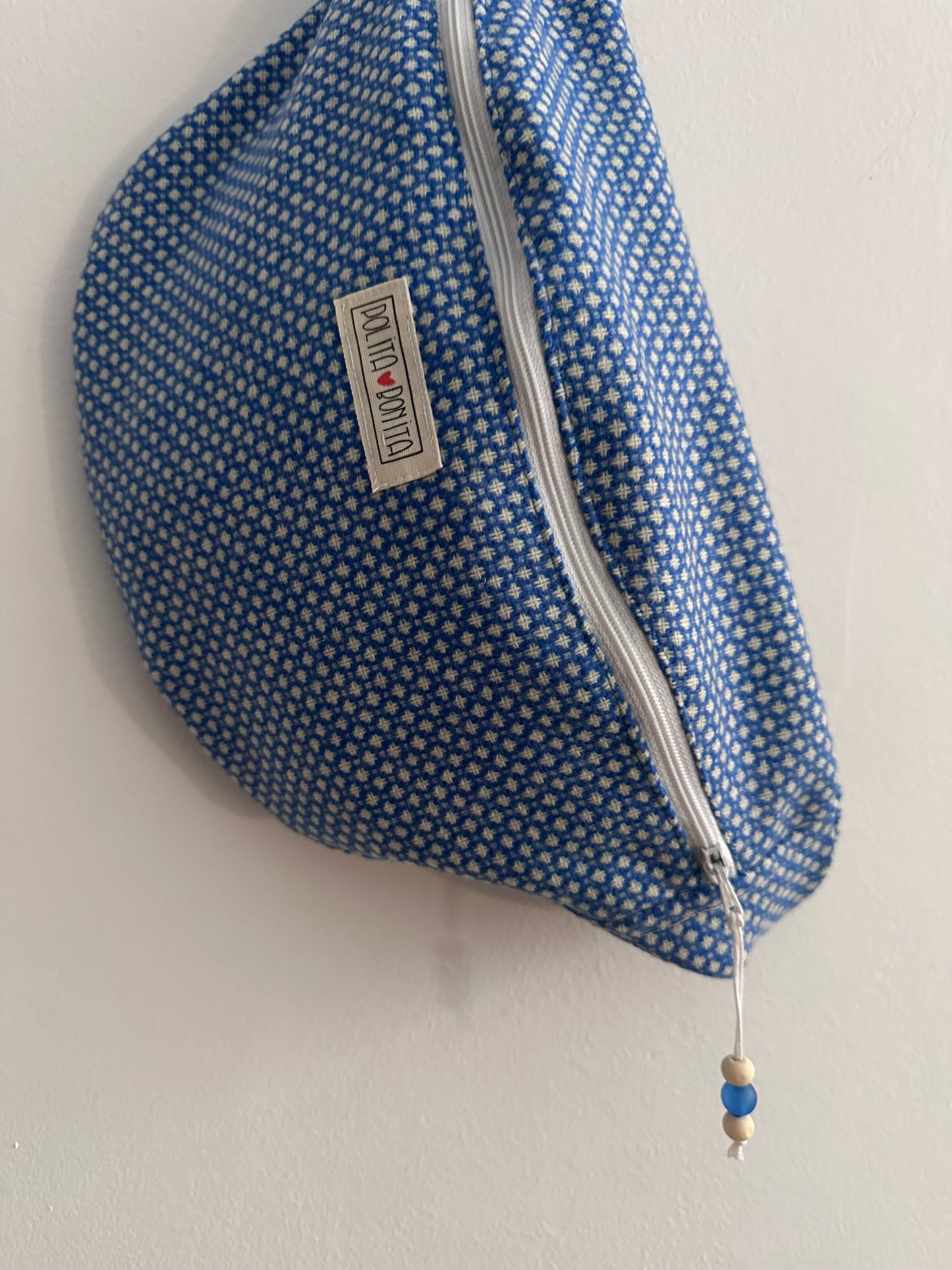 MAXI RIÑONERA “AZUL GEOMETRIK”