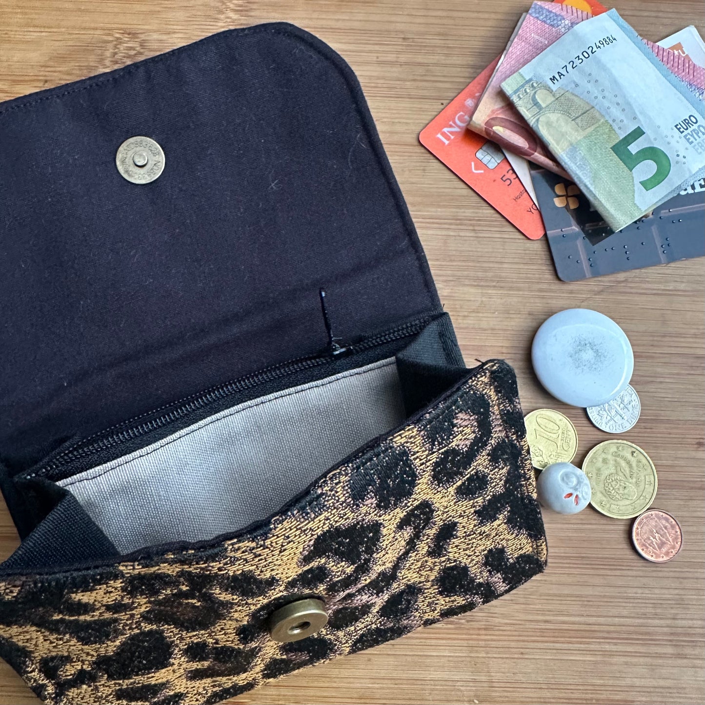 Monedero con cremallera “animal print”|polita bonita