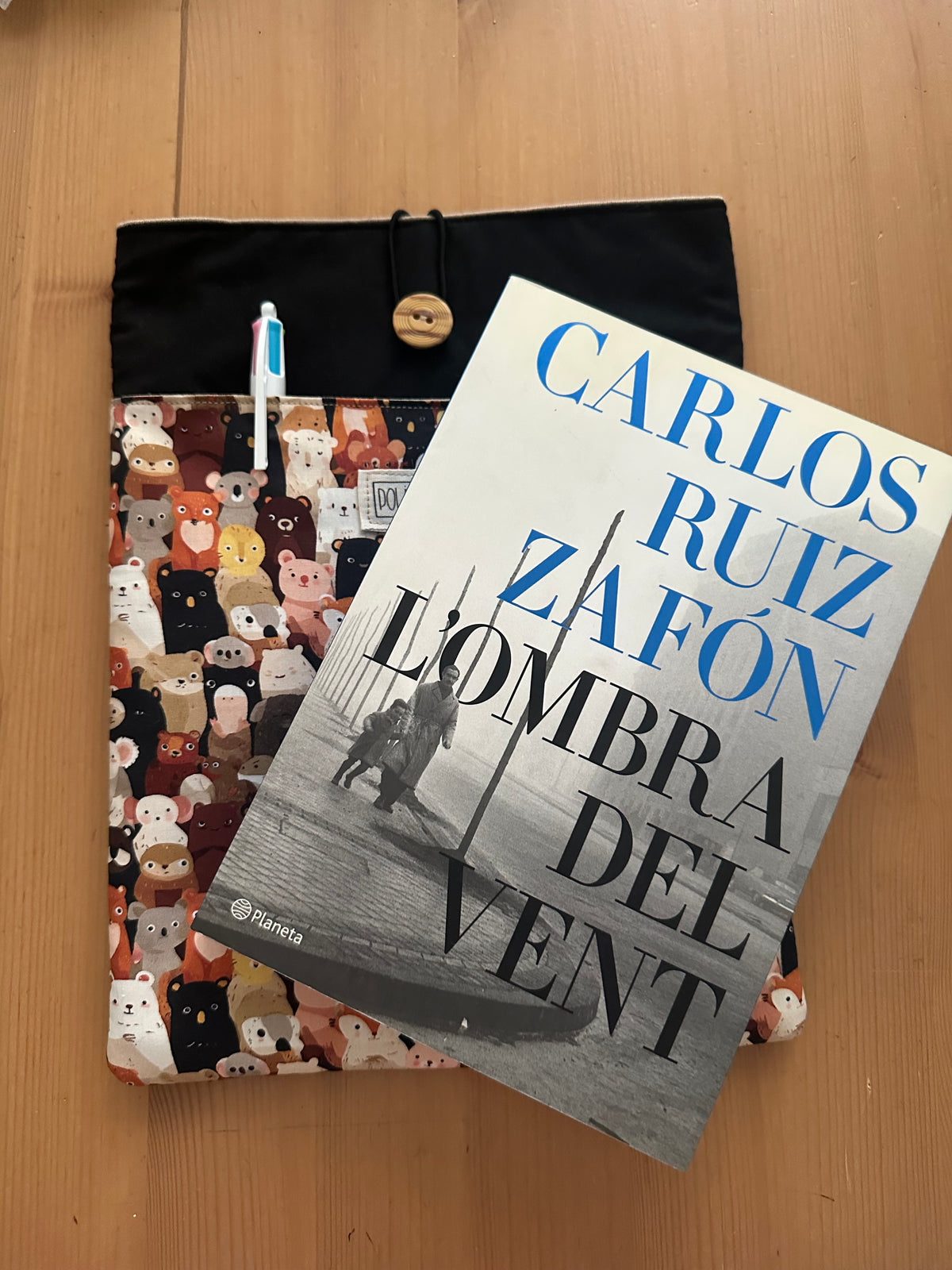 FUNDA libro grande/ipad “selfie osos”