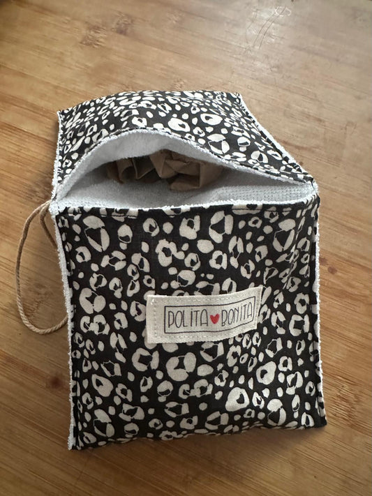 porta jabones "animal print"