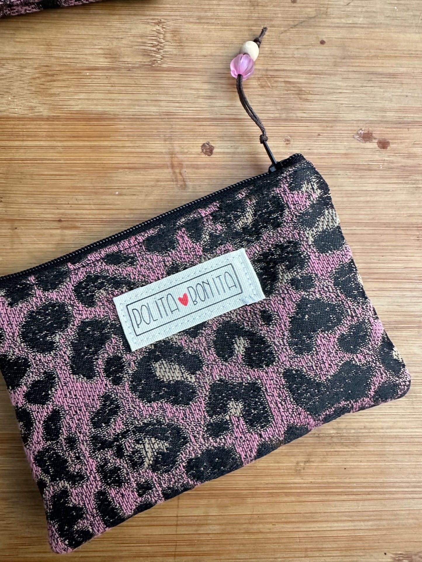 Neceser txiki “animal print pink"