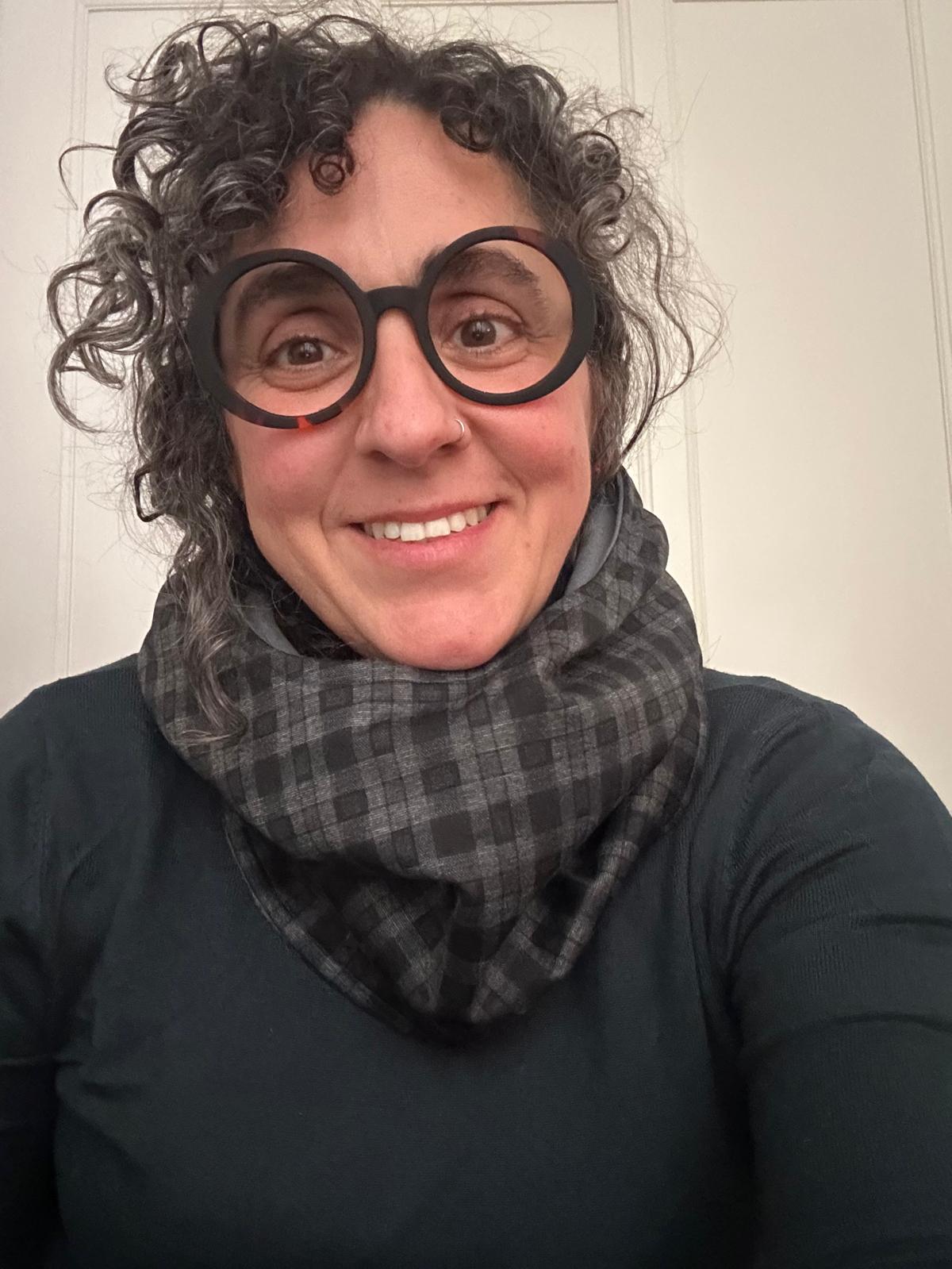 kaputxa adulto "Cuadros gris"