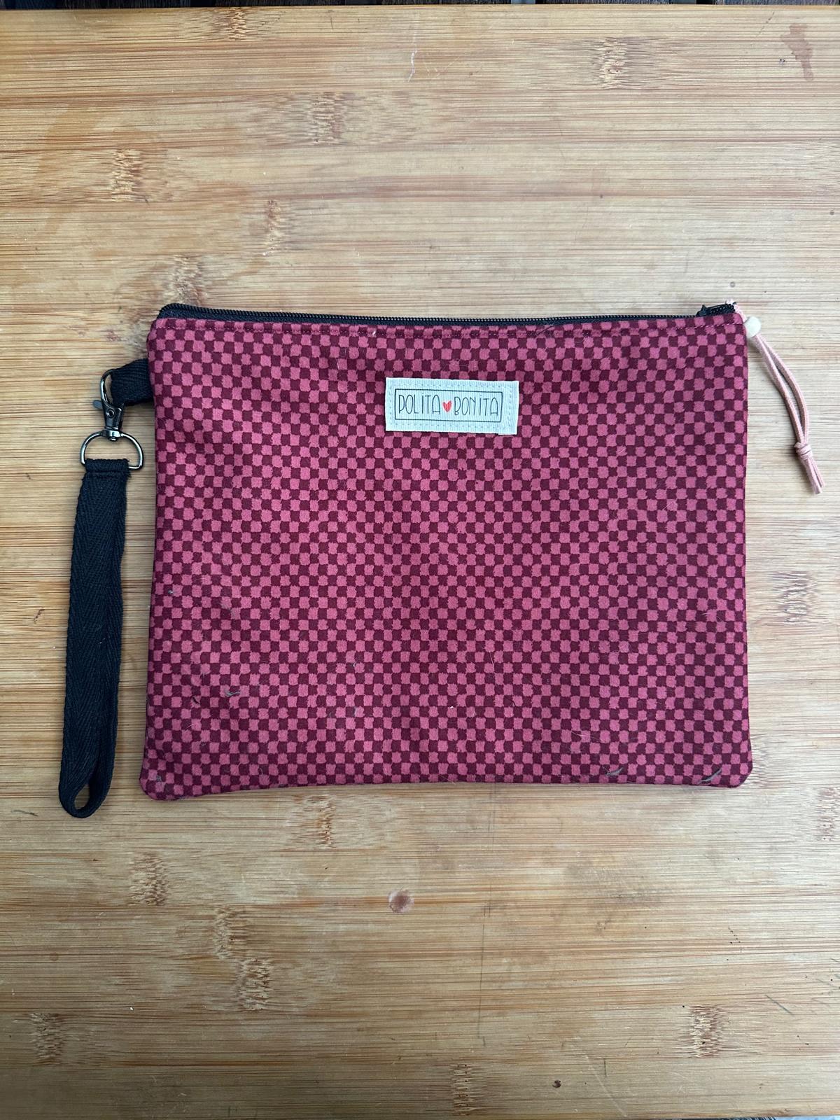 bolso de mano clutch "geometrik arrossa"