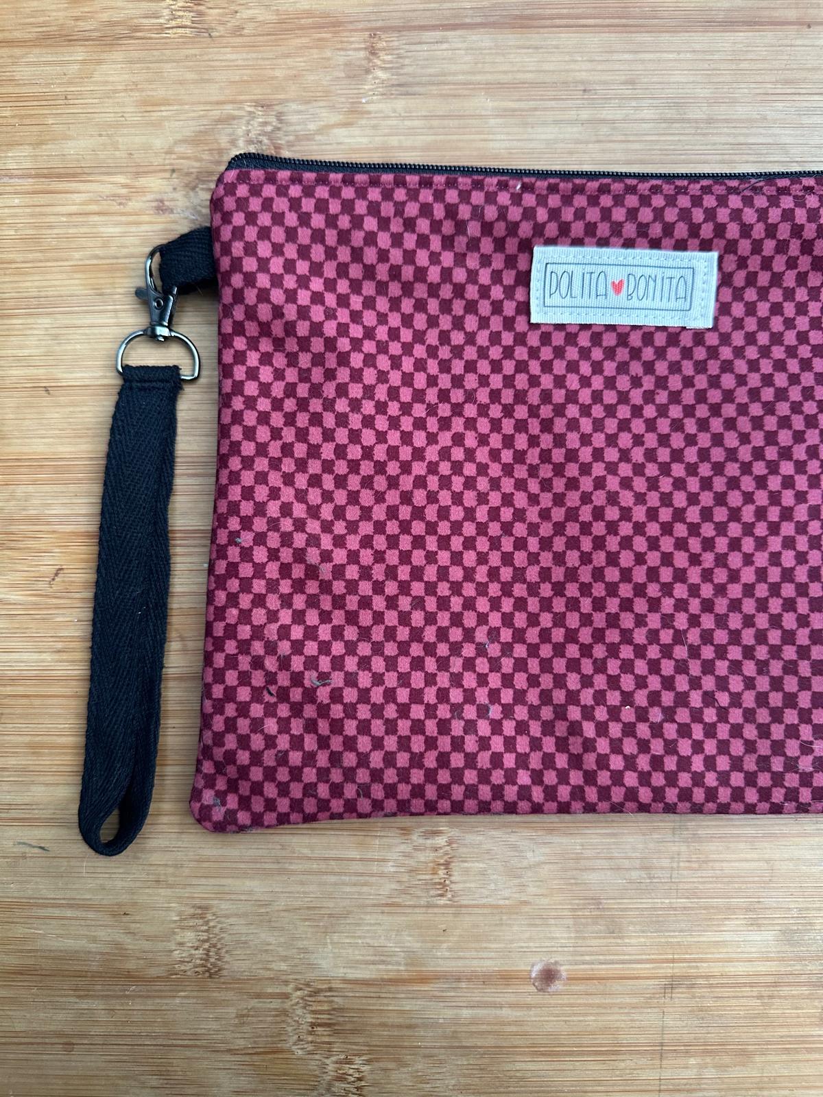 bolso de mano clutch "geometrik arrossa"